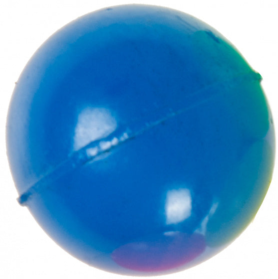 stuiterbal 25 mm rubber blauw
