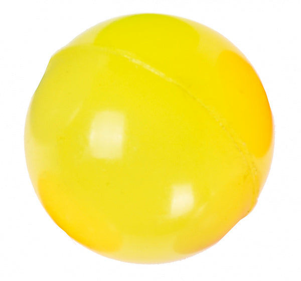 stuiterbal 25 mm rubber geel