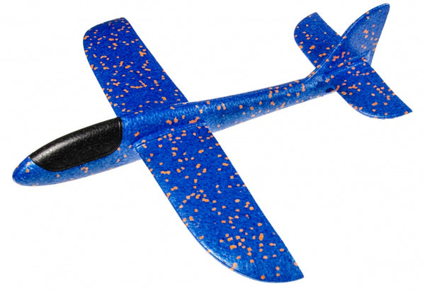 Werpvliegtuig 47 x 49 cm blauw