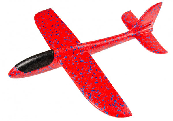 Werpvliegtuig 47 x 49 cm rood