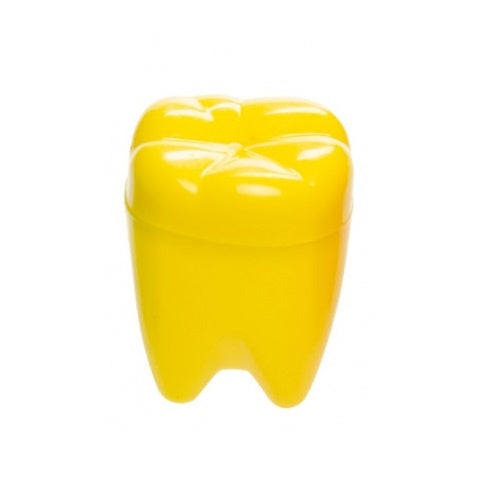tandendoosje junior 4 x 2,5 x 2,5 cm geel