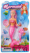 tienerpop beautiful 15 cm roze zeemeermin