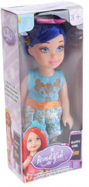 tienerpop Beautiful Girl 16 cm paars