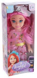 tienerpop Beautiful Girl 16 cm roze