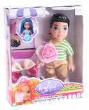 tienerpop Beautiful Girl met accessoires 16 cm zwart