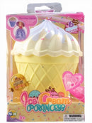 tienerpop cupcake meisjes 13 x 9 cm geel/confetti