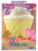 tienerpop cupcake meisjes 13 x 9 cm geel/hagel