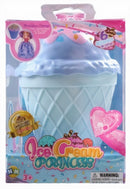 tienerpop cupcake meisjes 13 x 9 cm lila/rondjes