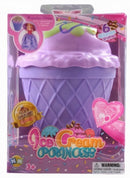 tienerpop cupcake meisjes 13 x 9 cm paars/zigzag