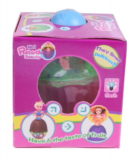 tienerpop Cupcake meisjes 9 x 7 cm blauw