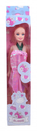 tienerpop Elodie meisjes 25 cm roze/blond
