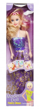 tienerpop fashion paars 33 cm