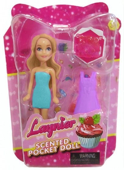 tienerpop Laynier Scented blauw/paars 8,6 cm