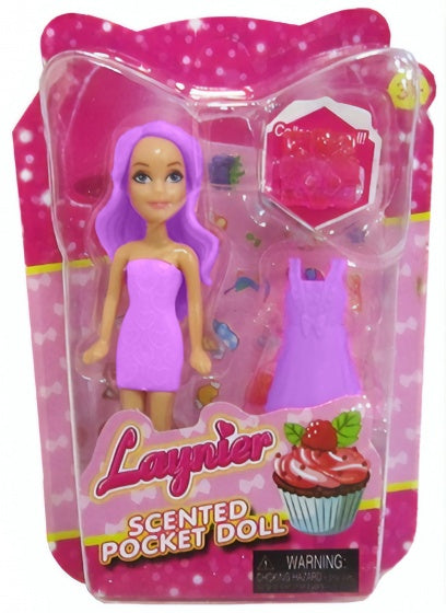 tienerpop Laynier Scented paars 8,6 cm