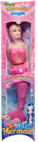 tienerpop magische zeemeermin 34 cm meisjes roze