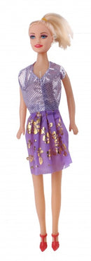 tienerpop Modern Doll paars 30 cm