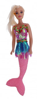 tienerpop zeemeermin 38 cm fuchsia