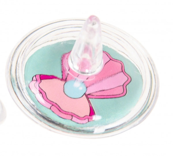 tol schelp 3 cm per stuk blauw