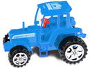 tractor jongens 8 x 6 cm blauw