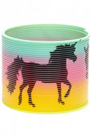 trapveer eenhoorn geel/roze/groen 7 cm