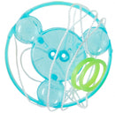 trekschijfje junior 5,5 cm nylon blauw 5-delig