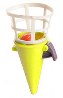 vangbeker junior 7 cm geel