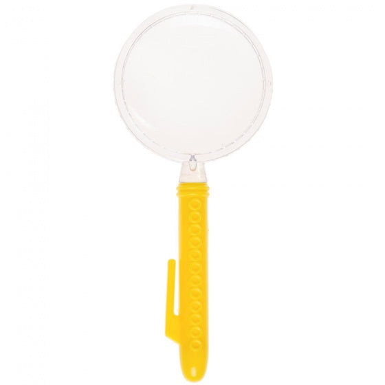 vergrootglas 10 cm geel