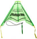 vlieger junior 45 cm polypropyleen groen 2-delig