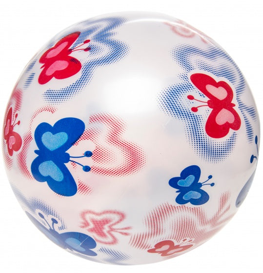 bal Vlinder junior 23 cm PVC wit