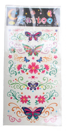 tattoovel vlinders junior 17 x 8 cm papier