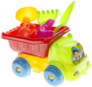 strandspeelgoed vrachtwagen junior 15 cm 6-delig