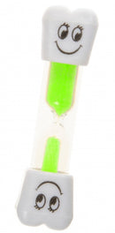 zandloper smiley groen drie minuten 9,5 cm