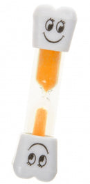 zandloper smiley oranje drie minuten 9,5 cm