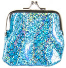 zeemeermin-portemonnee 10 cm blauw