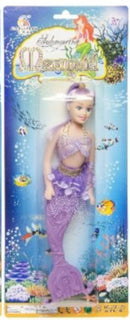 zeemeermin meisjes 15 x 38 x 4 cm paars