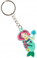 sleutelhanger zeemeermin meisjes 6 cm groen