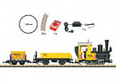 startset bouwplaatstrein 230V G-spoor 680 mm geel