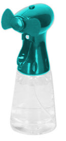 handventilator 21,5 x 7,7 x 9 cm transparant/groen