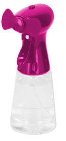 handventilator 21,5 x 7,7 x 9 cm transparant/roze