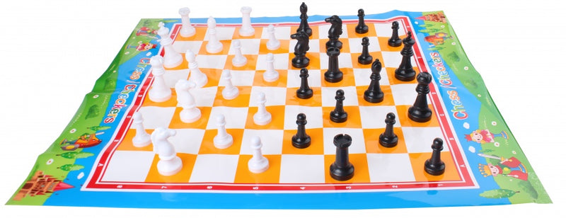 schaakspel junior 50 x 60 cm 33-delig