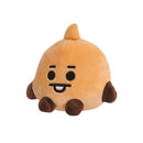 knuffel Shooky BT21 junior 13 cm pluche bruin