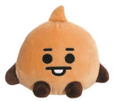 knuffel Shooky BT21 junior 13 cm pluche bruin