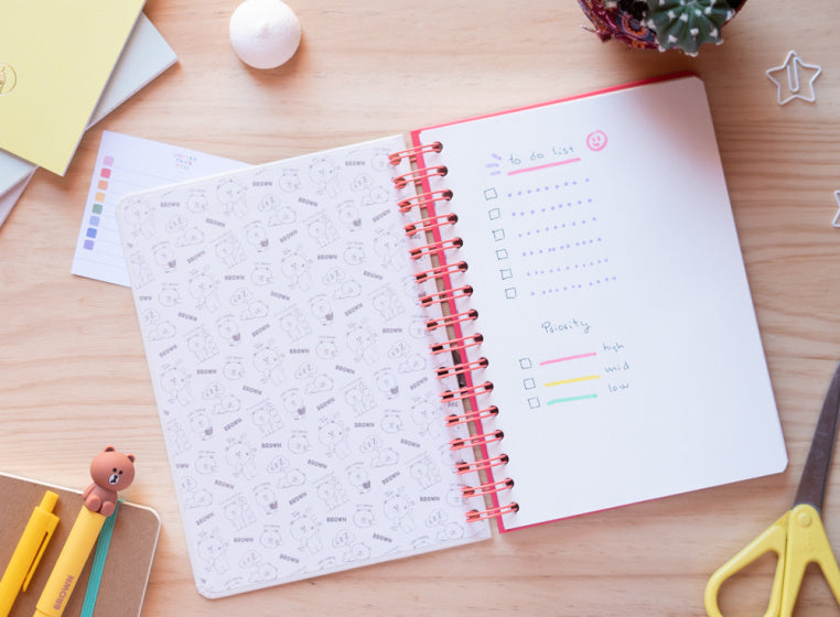 notitieboek hardcover A5 14,8 x 21 cm karton wit