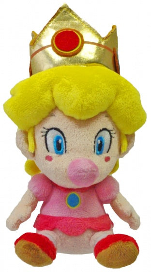 knuffel Super Mario Bros: Baby Peach 13 cm roze
