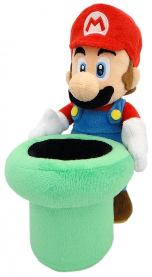 knuffel Super Mario Bros: Mario & Warp Pipe 23 cm