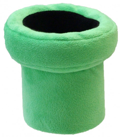 knuffel Super Mario Bros: Warp Pipe 13 cm groen