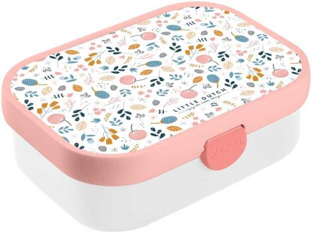 Mepal Little Dutch Spring Flowers Lunchbox Roze/Wit