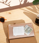 notitieboek A5 19,5 x 12 cm imitatieleer blauw