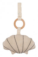 babygymspeeltjes Schelp junior katoen beige 3-delig
