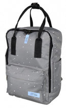 rugzak Dots Sponge 29 x 20 cm polyester lichtgrijs